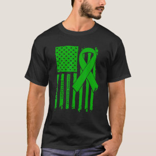 American Flag Ribbon Duchenne Muscular Dystrophy A T-Shirt