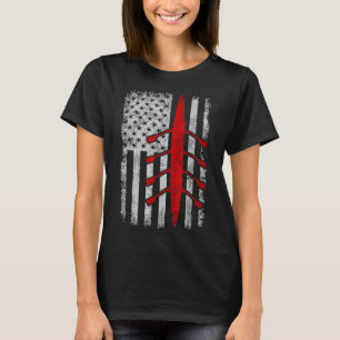 American Flag Rowing _1 T-Shirt
