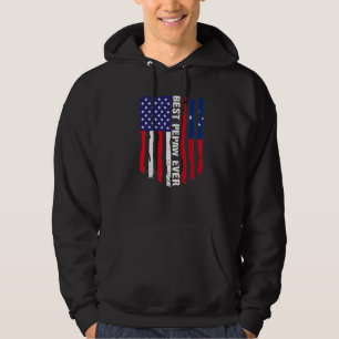 American Flag & Samoa Flag Best Pepaw Ever Family Hoodie