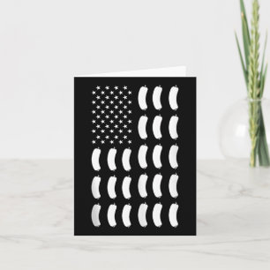 American Flag Sausage Food Usa Patriotism Patriot Card