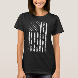 American Flag Sausage Food Usa Patriotism Patriot  T-Shirt