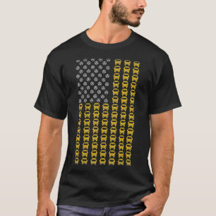 American Flag School Bus Driver Patriotic Bus Driv T-Shirt