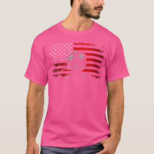 American Flag Scuba Diving T-Shirt