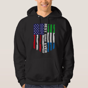 American Flag Sierra Leone Flag Best Gigi Ever Fam Hoodie