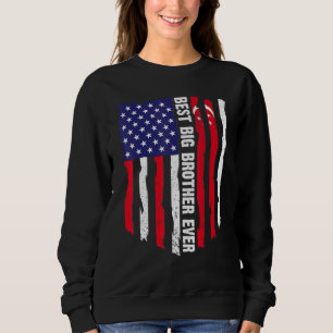 American Flag & Singapore Flag Best Big Brother Ev Sweatshirt