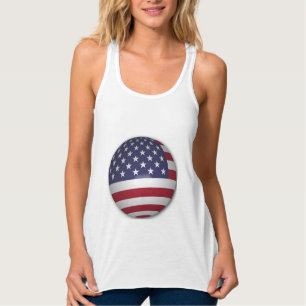 AMERICAN FLAG SINGLET