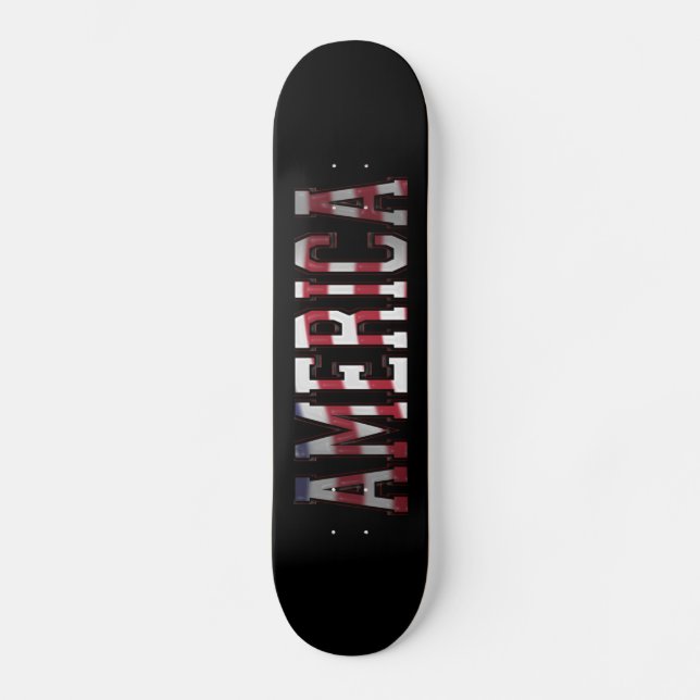 American Flag Skate Board (Front)