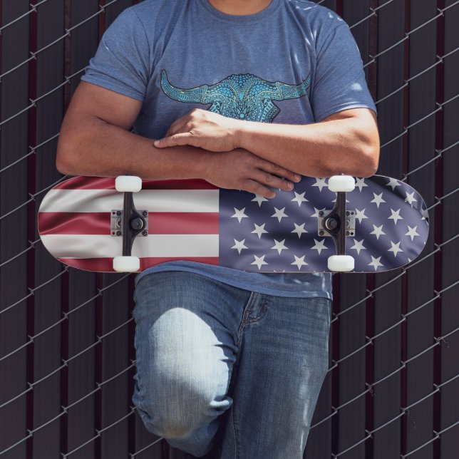 American Flag Skateboard (America Flag Skateboard!)