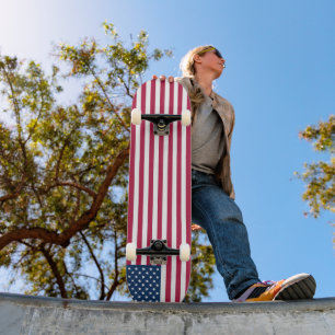 American flag skateboard
