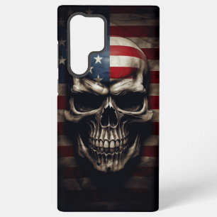 American Flag Skull Samsung Galaxy Case