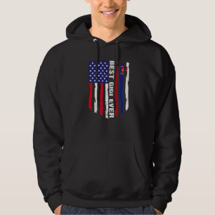 American Flag & Slovakia Flag Best Gigi Ever Famil Hoodie