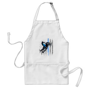 American Flag Snowmobile Shirt Men Snowmobile Ridi Standard Apron