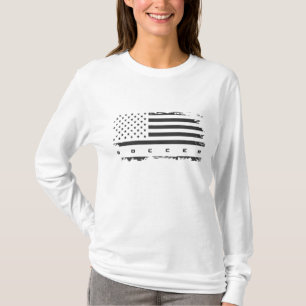 American Flag Soccer Apparel - Soccer T-Shirt