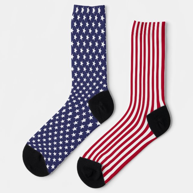 American Flag Socks (Left)