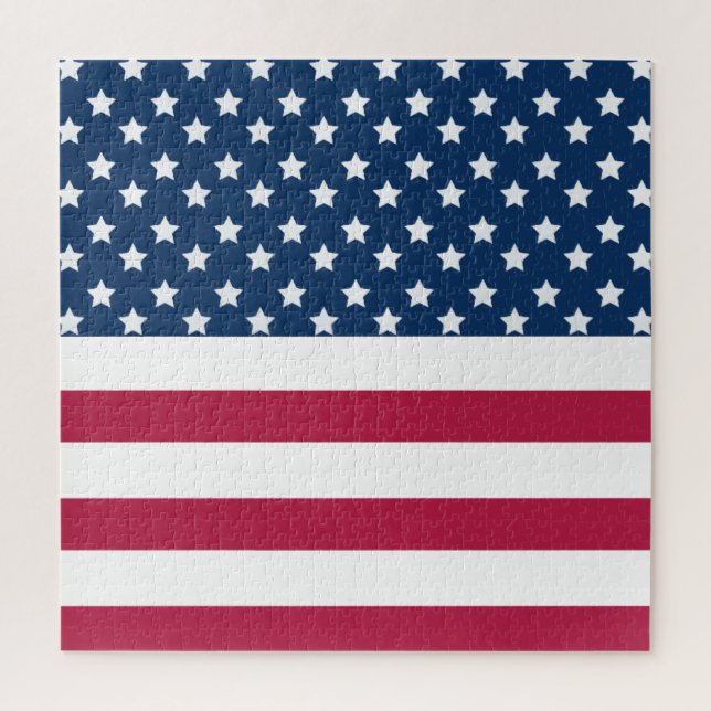 American Flag Stars And Stripes Jigsaw Puzzle (Vertical)