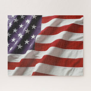 American Flag - Stars and Stripes Jigsaw Puzzle