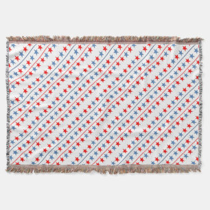 american-flag-stars-background throw blanket