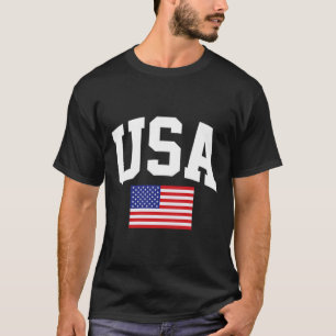 American Flag Stars Stripes 4th Of July Patriotic  T-Shirt