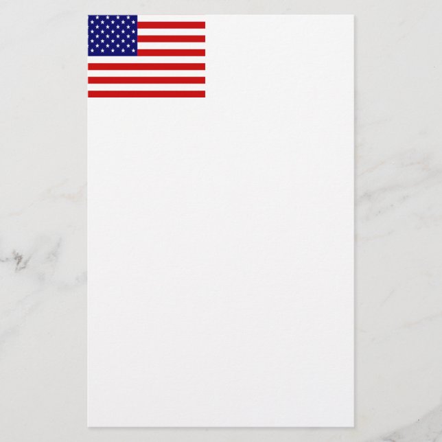 American Flag Stationery (Front)