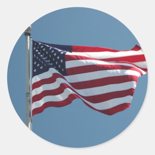 American Flag Sticker (Front)