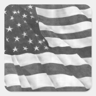 American Flag Sticker