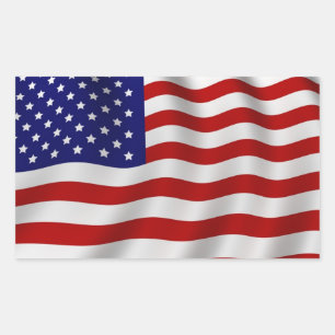 American Flag Sticker