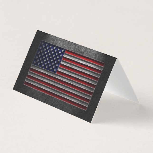 American Flag Stone Texture (Front)