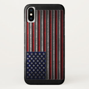 American Flag Stone Texture Case-Mate iPhone Case
