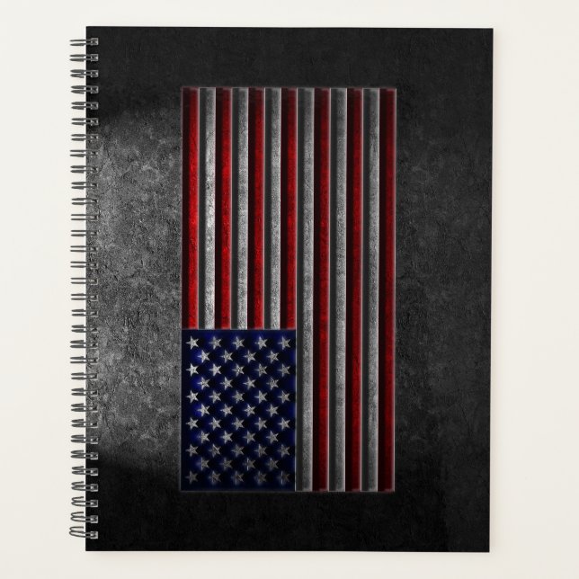 American Flag Stone Texture Planner (Front)