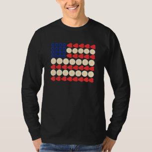 American Flag Strawberry Blueberry Banana 4th Of J T-Shirt