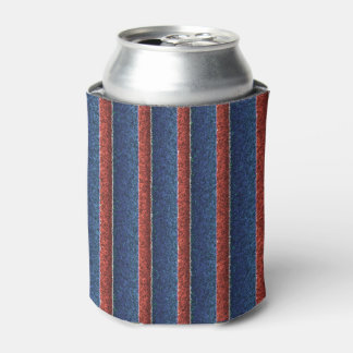 American Flag Stripes Can Cooler