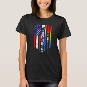 American Flag & Swaziland Flag Best Grandfather Ev T-Shirt