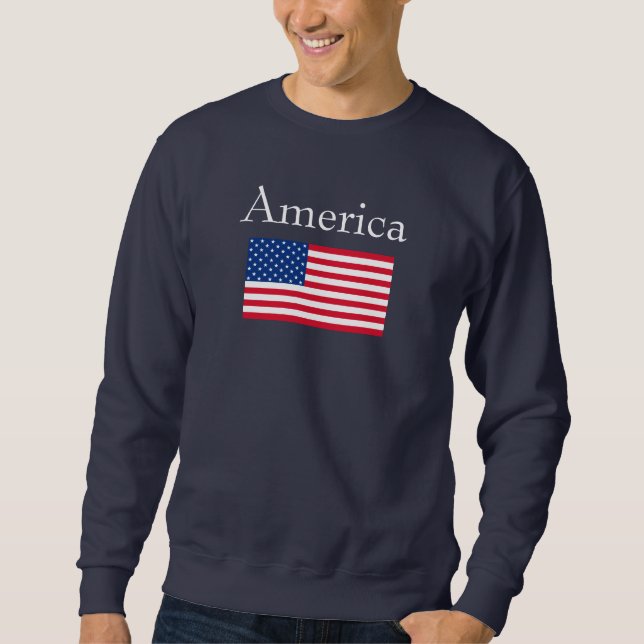 American Flag Sweatshirt (Front)