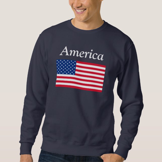 American Flag Sweatshirt (Front)