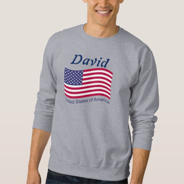American Flag Sweatshirt (Front)
