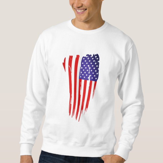 American Flag Sweatshirt (Front)