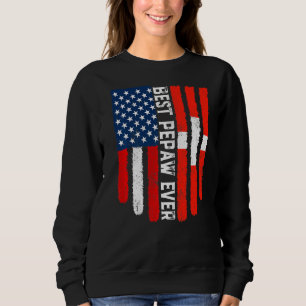 American Flag Switzerland Flag Best Pepaw Ever Fam Sweatshirt