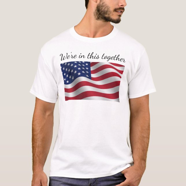 American flag t-shirt (Front)