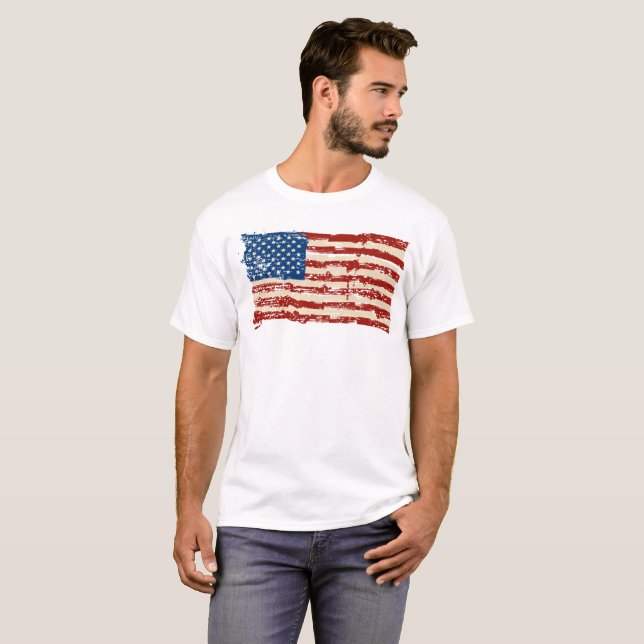 American Flag T-Shirt (Front Full)
