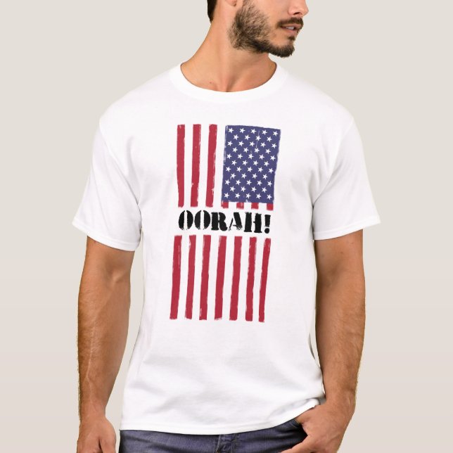 American Flag T-shirt Oorah (Front)
