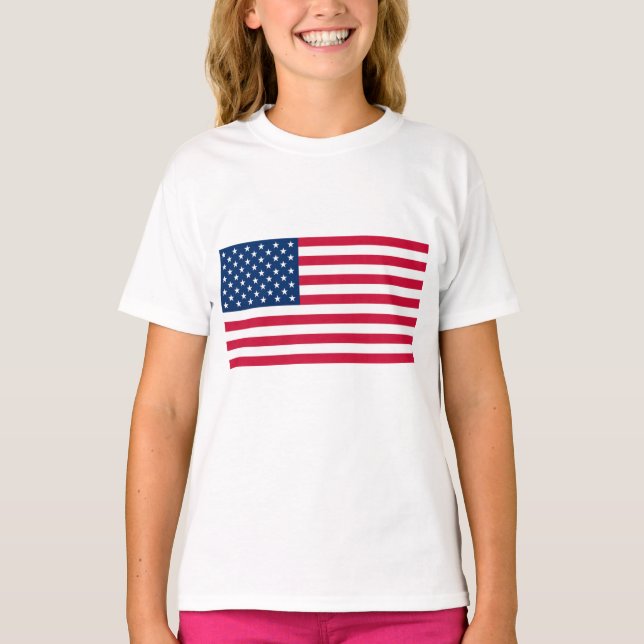 American Flag T-Shirt USA United States of America (Front)
