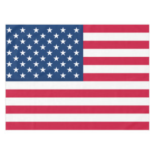 American Flag Tablecloth