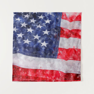 American flag tapestry