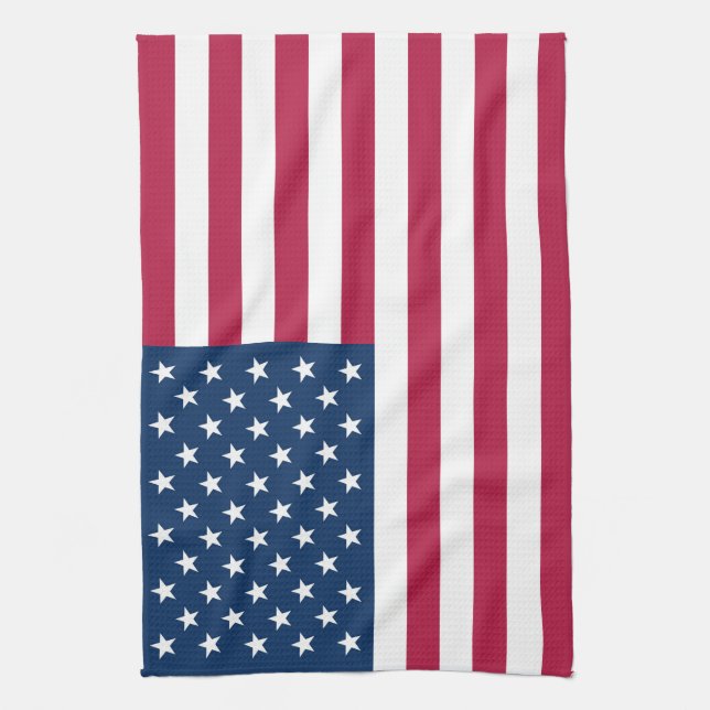 American flag tea towel (Vertical)