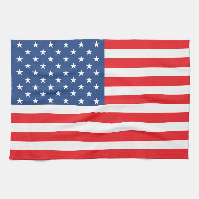 American Flag Tea Towel (Horizontal)