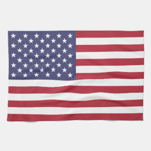 American Flag Tea Towel