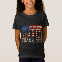 American Flag Thank you Veterans