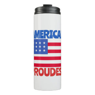 American Flag Thermal Tumbler