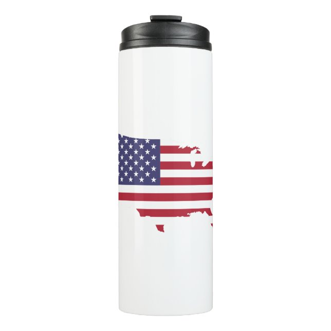 american flag thermal tumbler (Front)