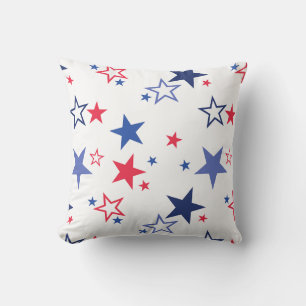 American flag throw pillow